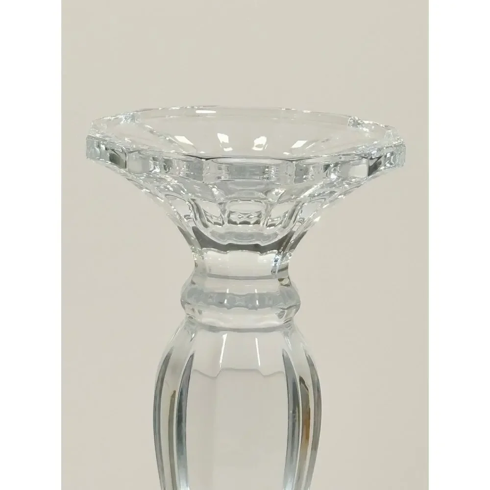 Pair of Shannon Crystal by Godinger Candlestick Holders 10.25”